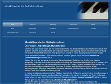 Tablet Screenshot of musiktheorie-online.de